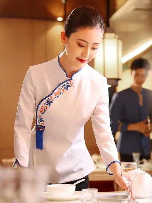 中式餐厅服务员服